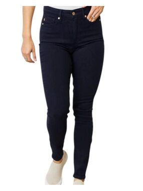 Judy Blue High Waist Tummy Control Jeans, 16W, Dark Wash Stretch